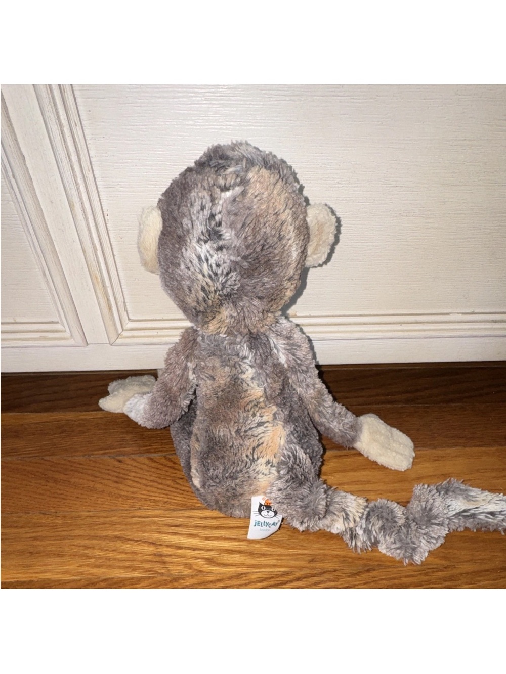Jellycat Mattie Monkey Stuffed Animal - Gray & Cream - Picture 3 of 8